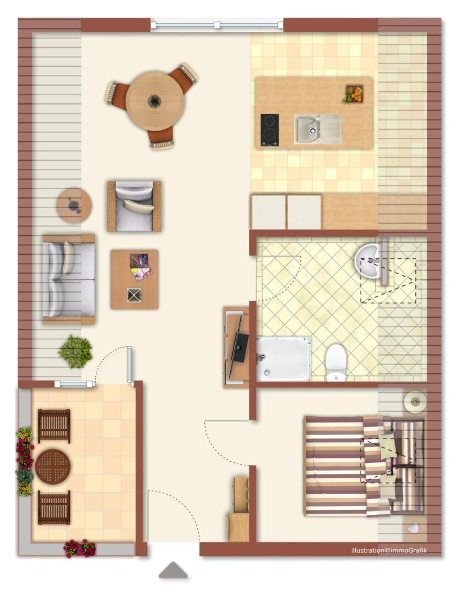 Ferienwohnung Seeduene Росток Екстериор снимка